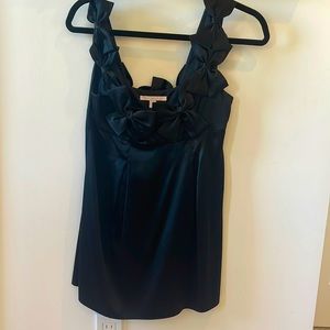 Silk top with bows